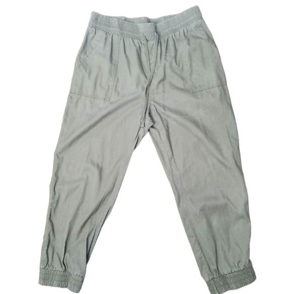 Army Green Cargo Pant Jogger Ankle Length A New Day XL - Picture 1 of 11